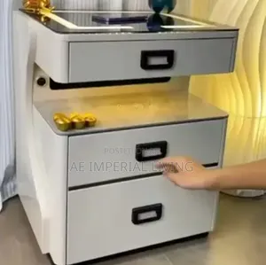 Fireproof Side Drawer With Wirless Charger