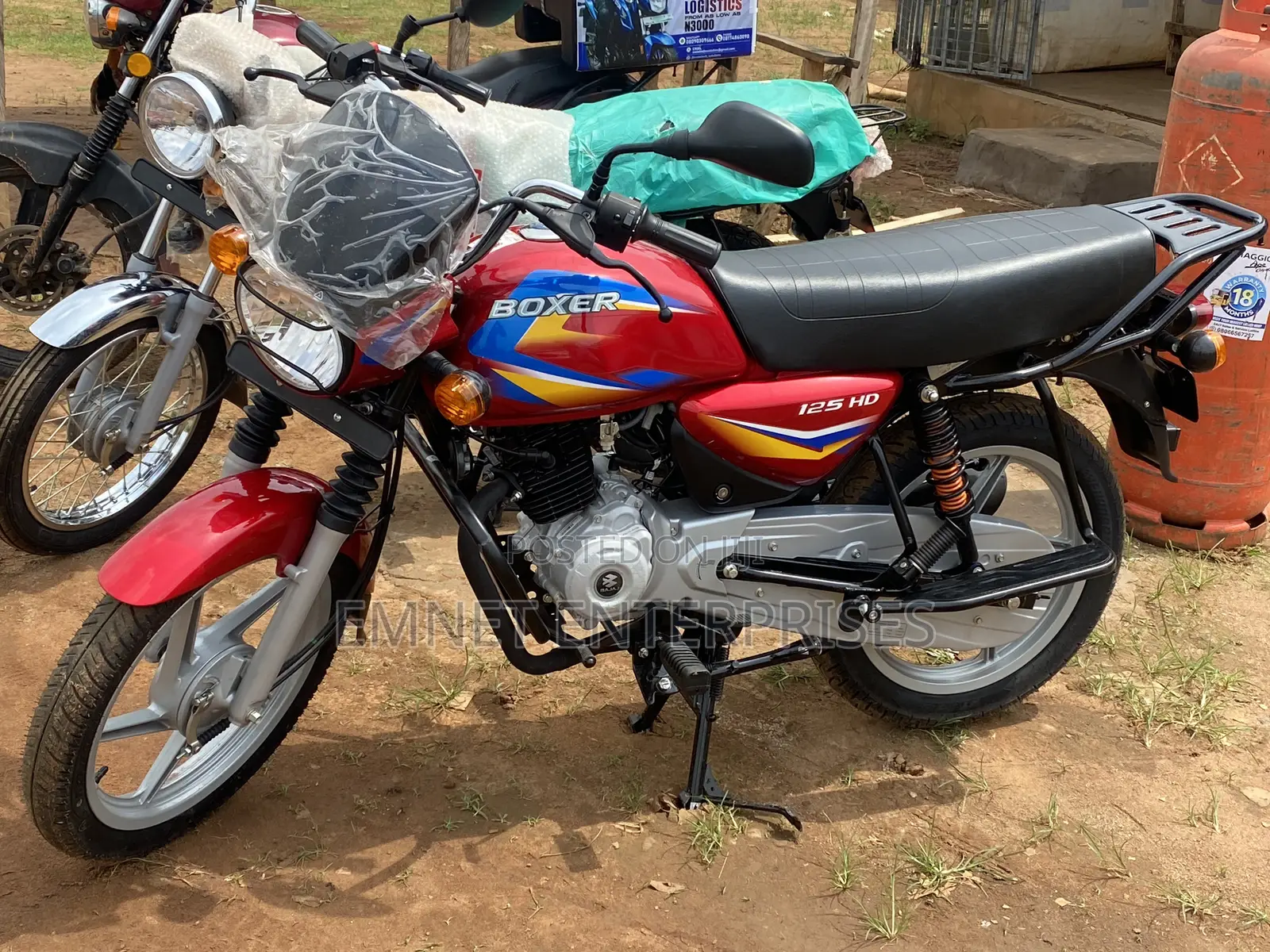 New Bajaj Boxer 125 2026 Red