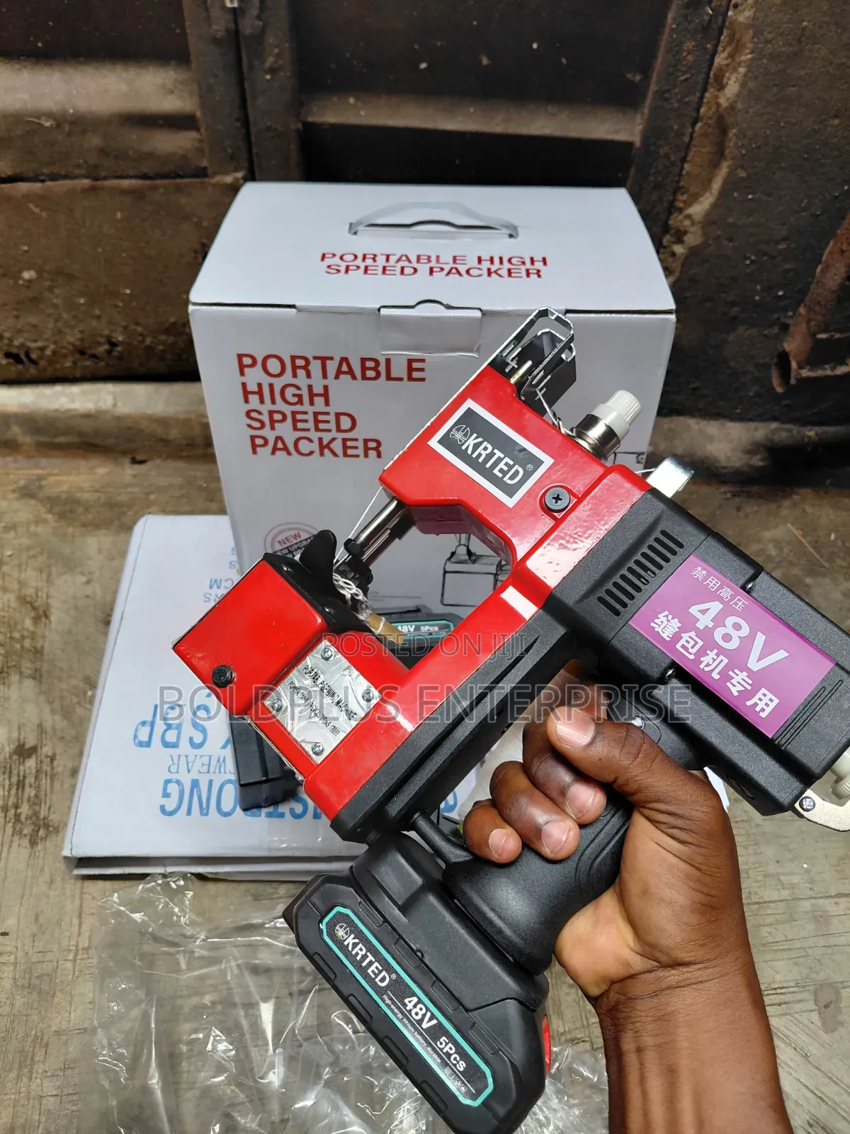 48 Volt Krted Bag Closer Machine