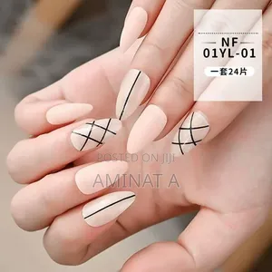 Unique Diy Matte 24 Fake Nails Pattern
