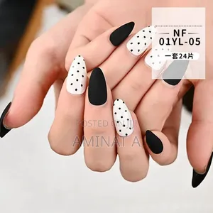Unique Diy Matte 24 Fake Nails Pattern