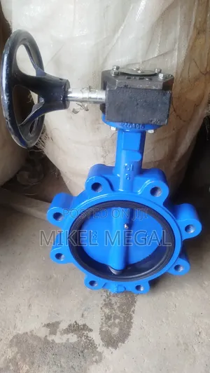 6" Butterfly Valve Bolt Hole With Gearbox