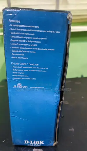 D-Link (Dgs-1024d) 24-Port Gigabit Unmanaged Desktop Switch