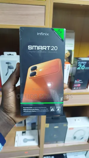 New Infinix Smart 20 64 GB Black