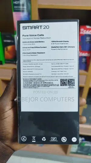 New Infinix Smart 20 64 GB Black