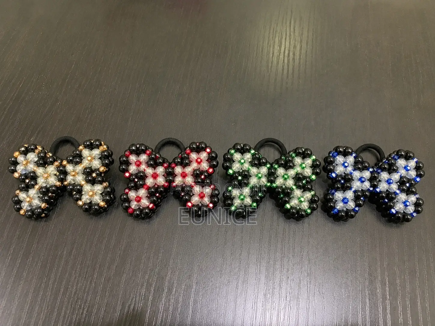 Beaded Hair Bow