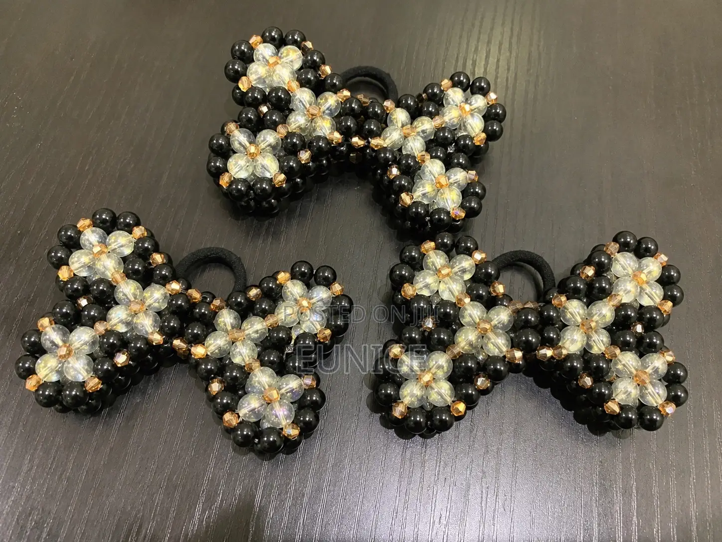 Beaded Hair Bow