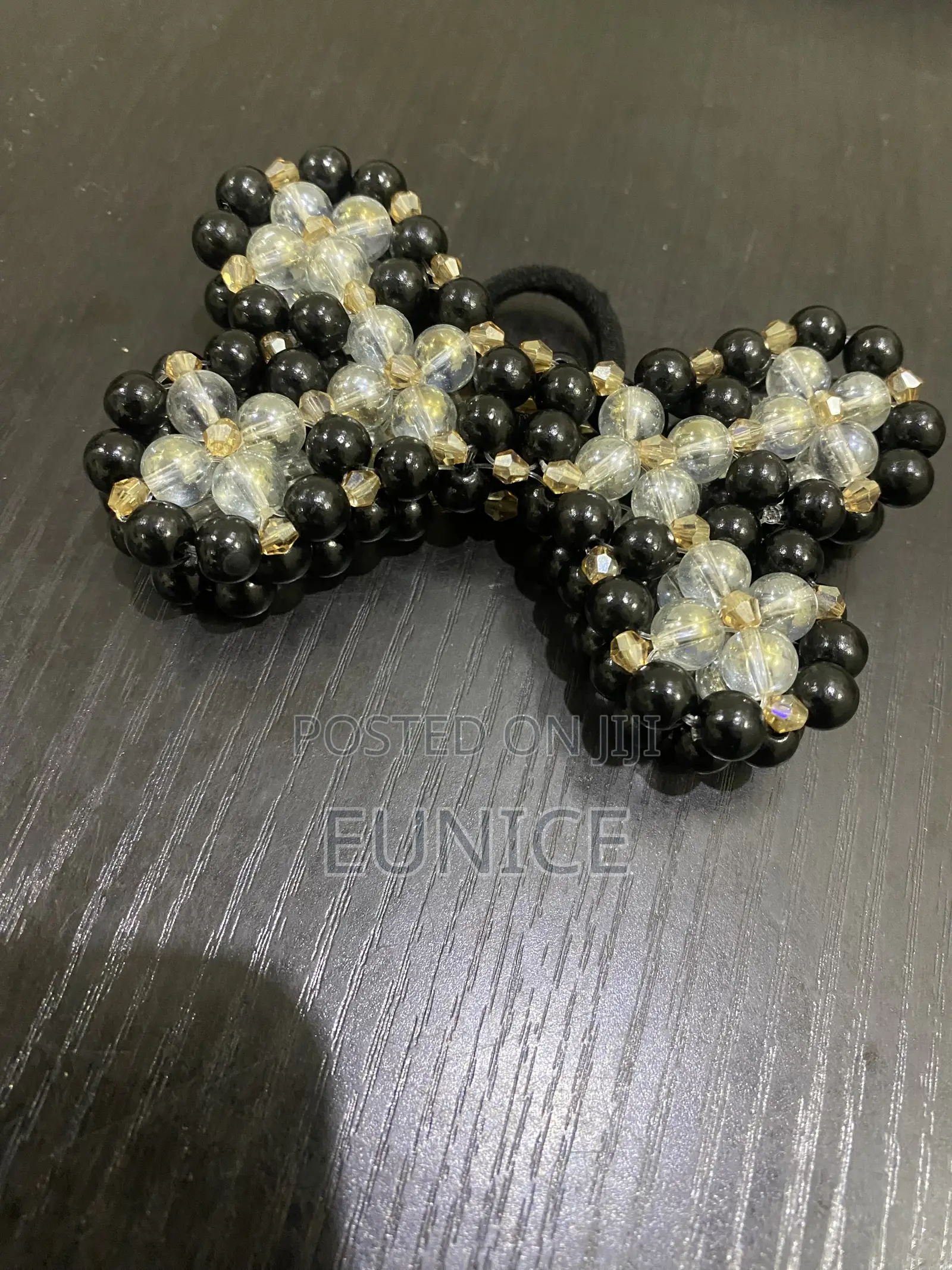 Beaded Hair Bow