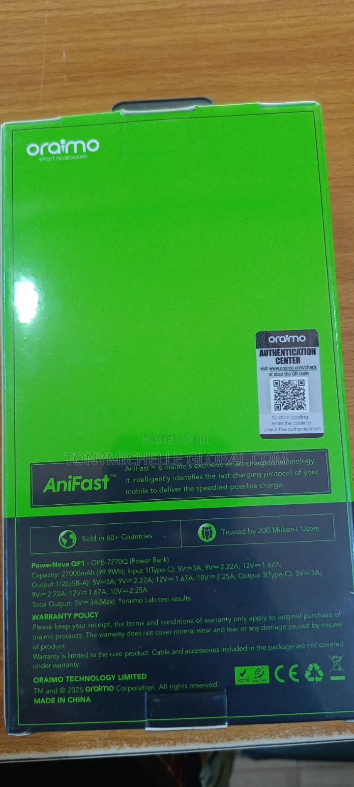 Oraimo Powerbank