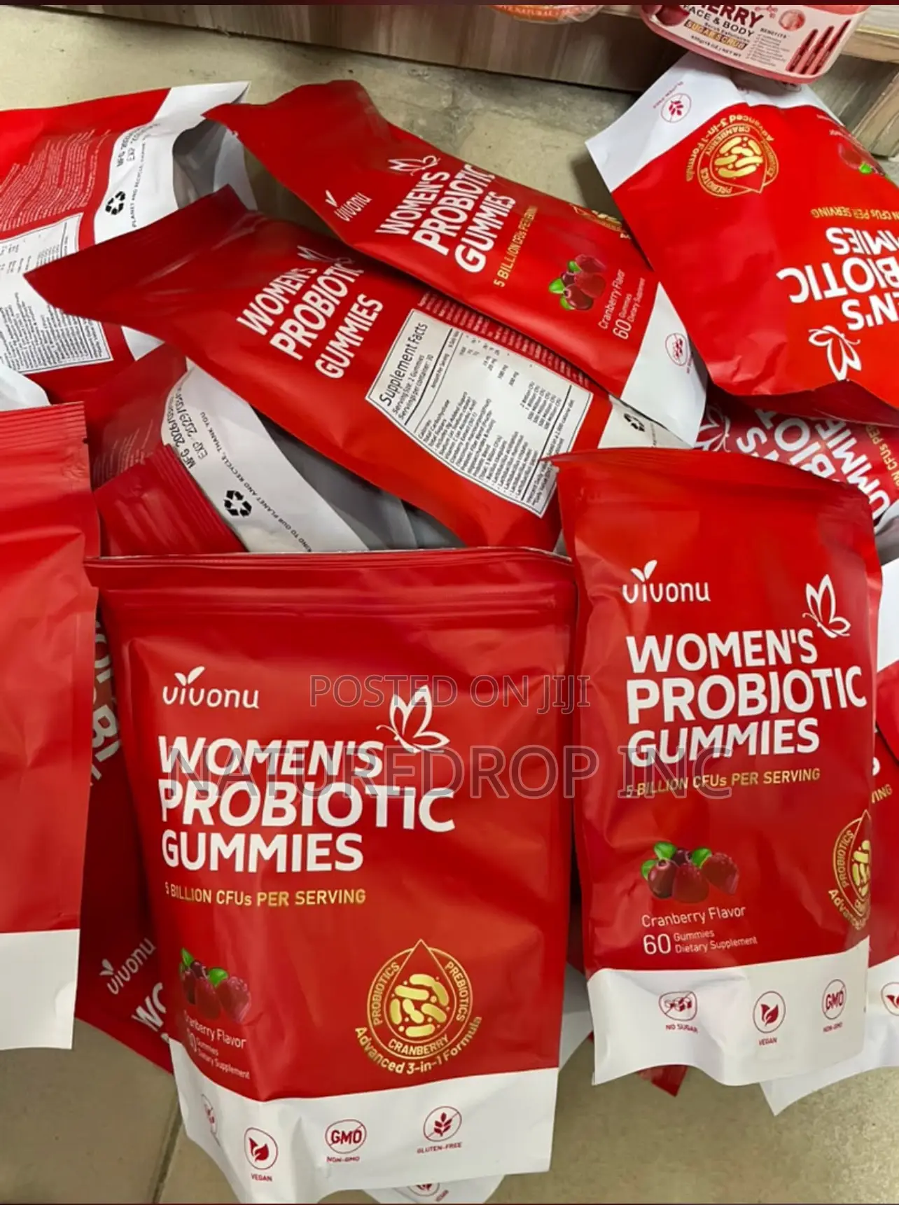 Vivonu Women’S Probiotic Gummies 5 Billion Cfus Per Serving