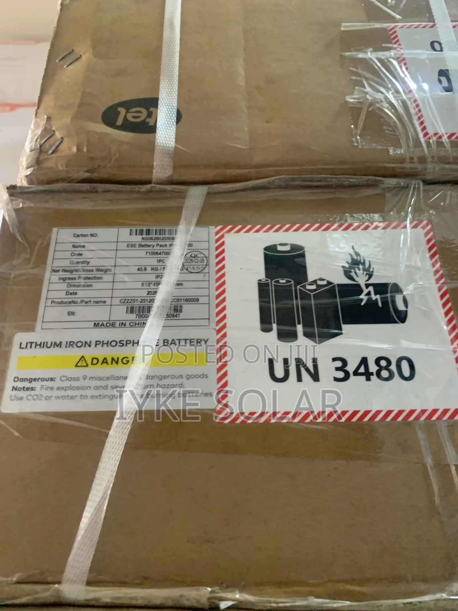 5kwh 24v Itel Lithium Ion Battery