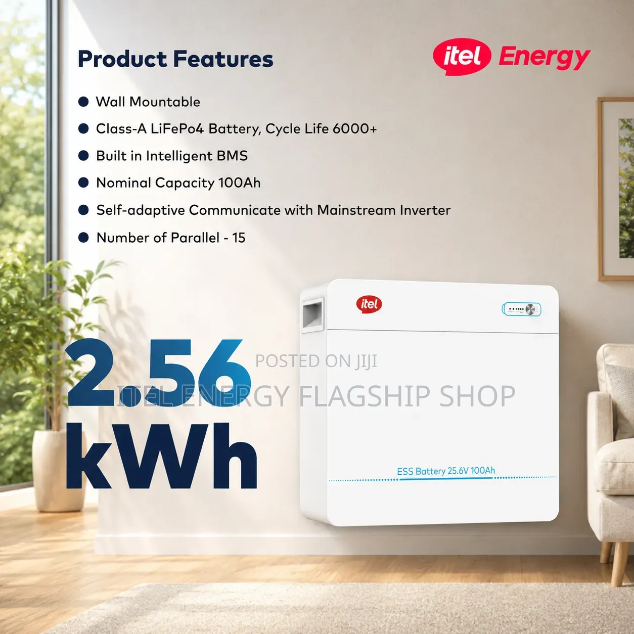 Itel 2.5kwh Lithium Battery