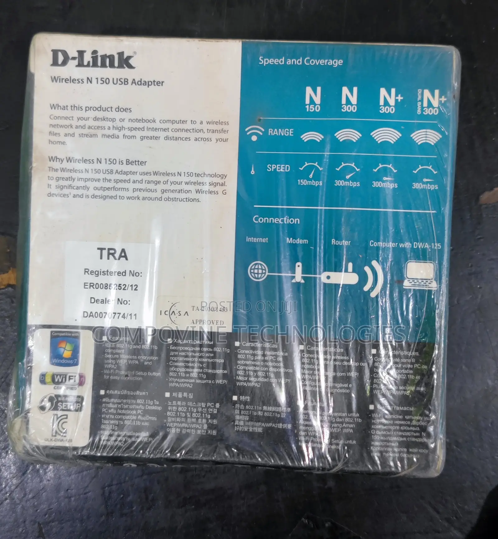 D-Link (Dwa-125) Wireless N 150 Usb Adapter