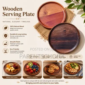 Wooden Plate- Small / Big