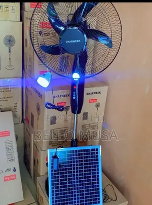 Solar Rechargeable Fan
