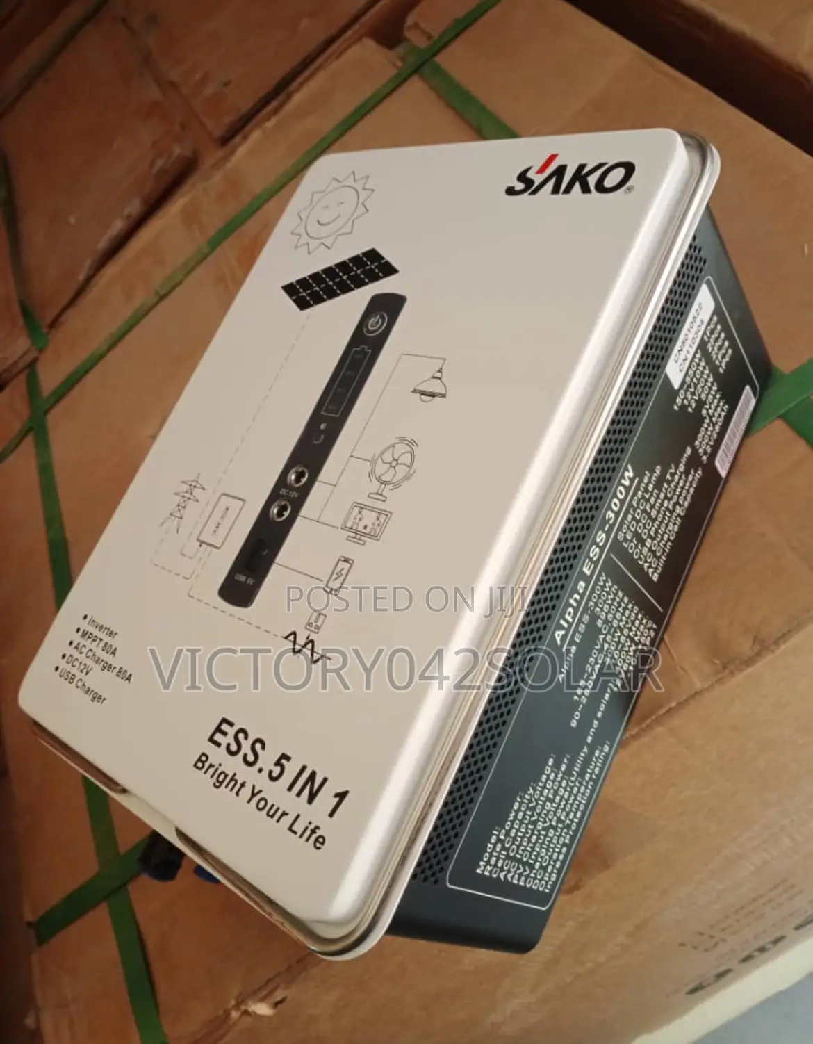 Sako 300w 800kwh All in One Solar Generator Available Dm