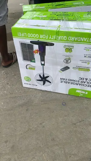 Iwin Solar Fan With Insect Killer
