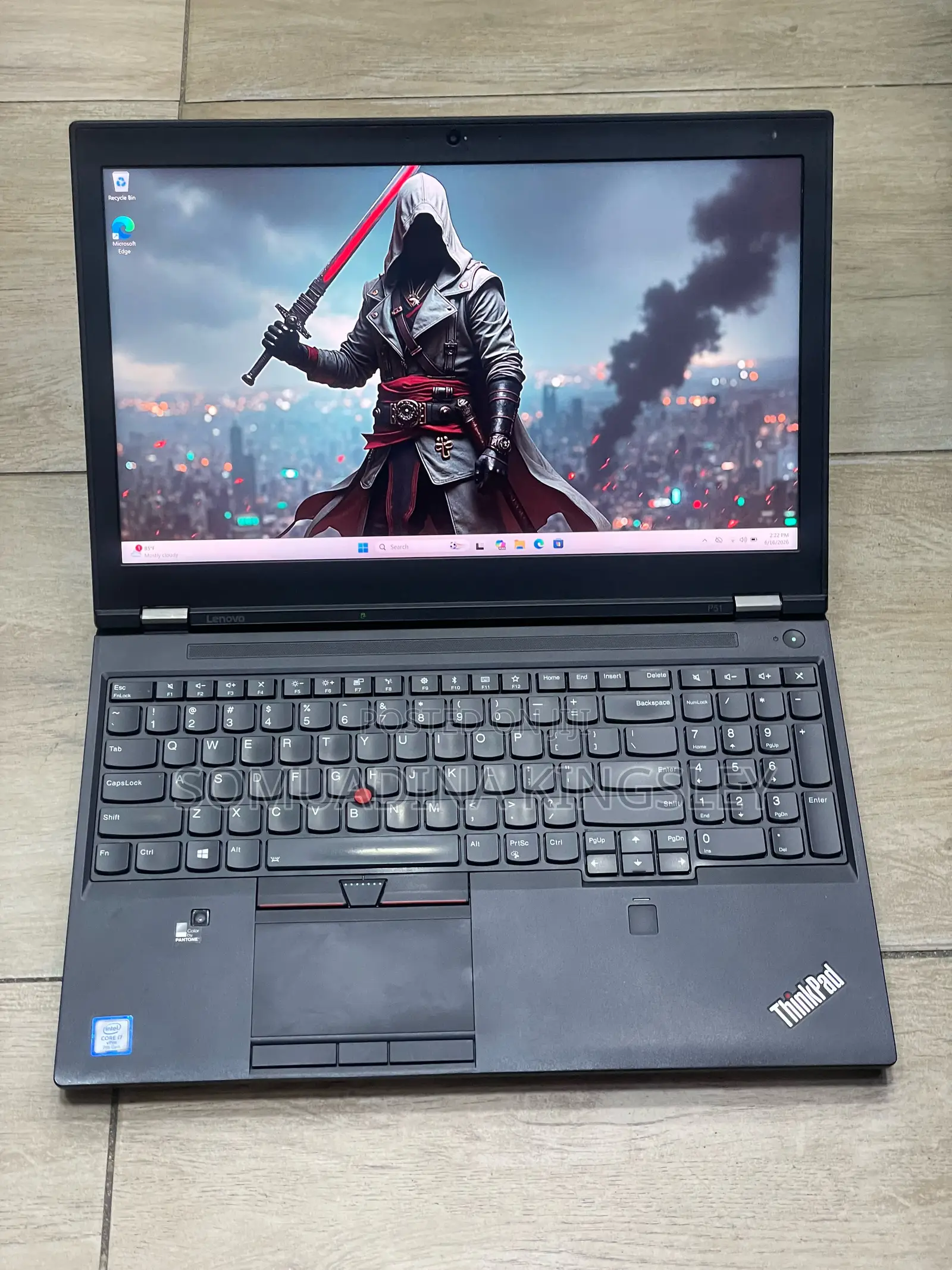 Laptop Lenovo ThinkPad P51 16GB Intel Core i7 SSD 256GB