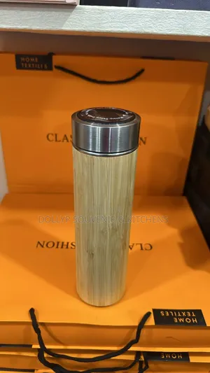 500ml Wooden Temperature Water Flask