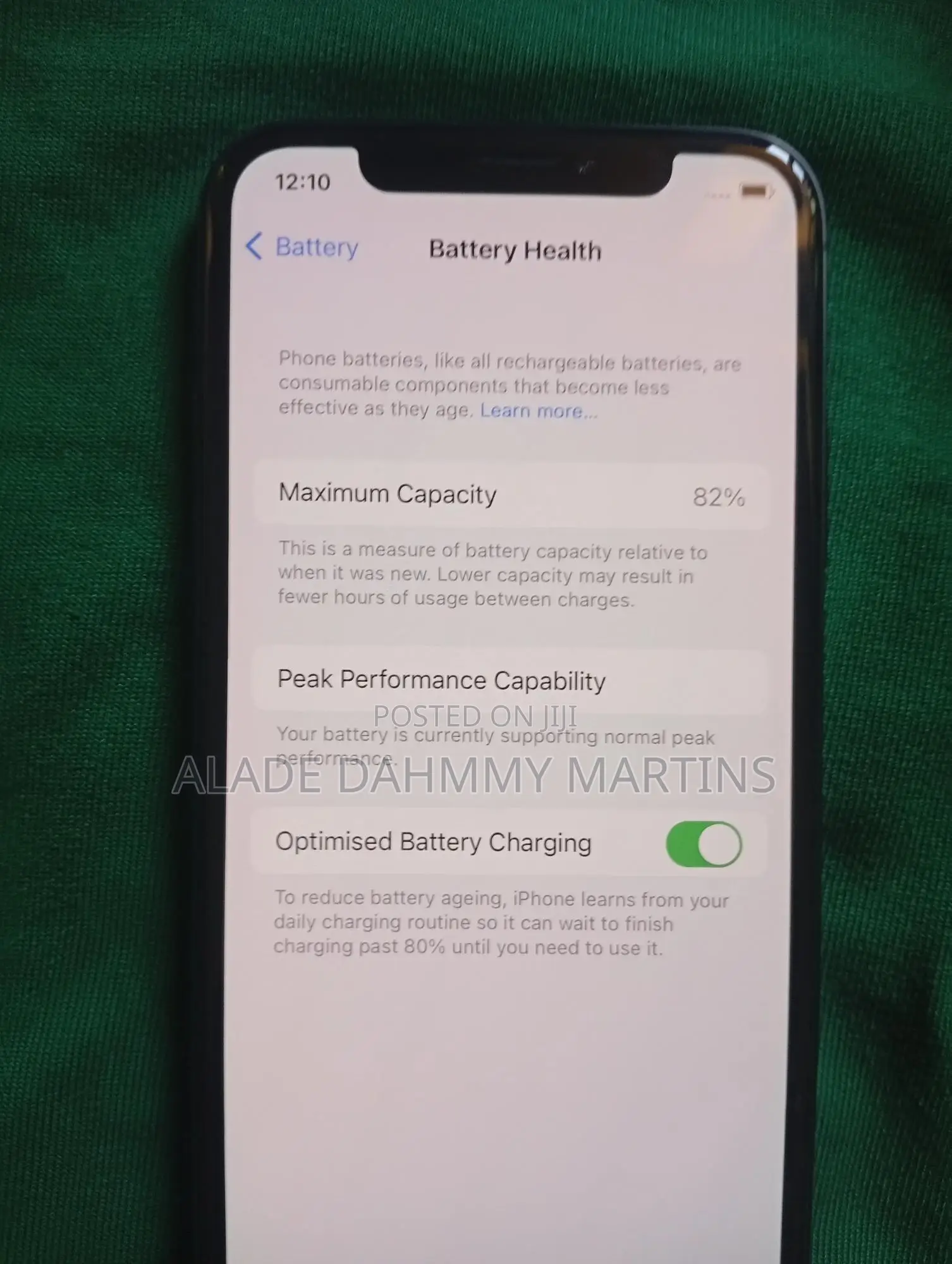 Apple iPhone X 256 GB Black