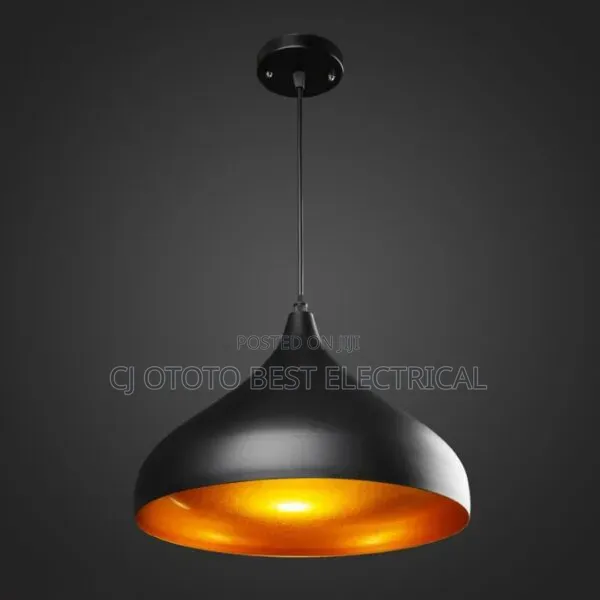 Single Pendant Light , Black Body