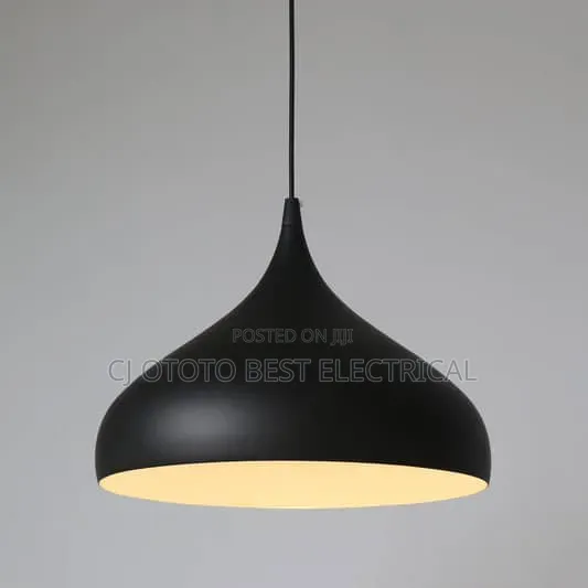 Single Pendant Light , Black Body