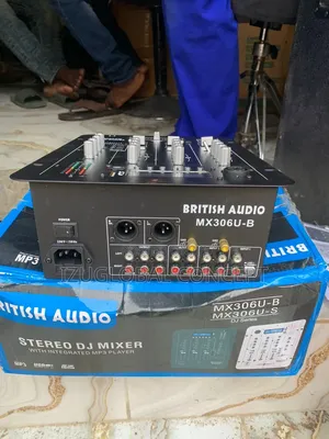 British Audio Mx306u-B– 3 Channel Dj Mixer With 3-Band Equalizer