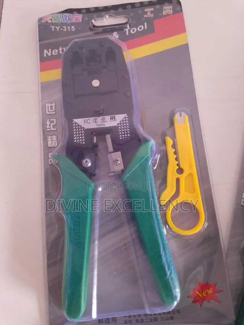 Networking Crimping Tool for Cat6 Rj45 Original German