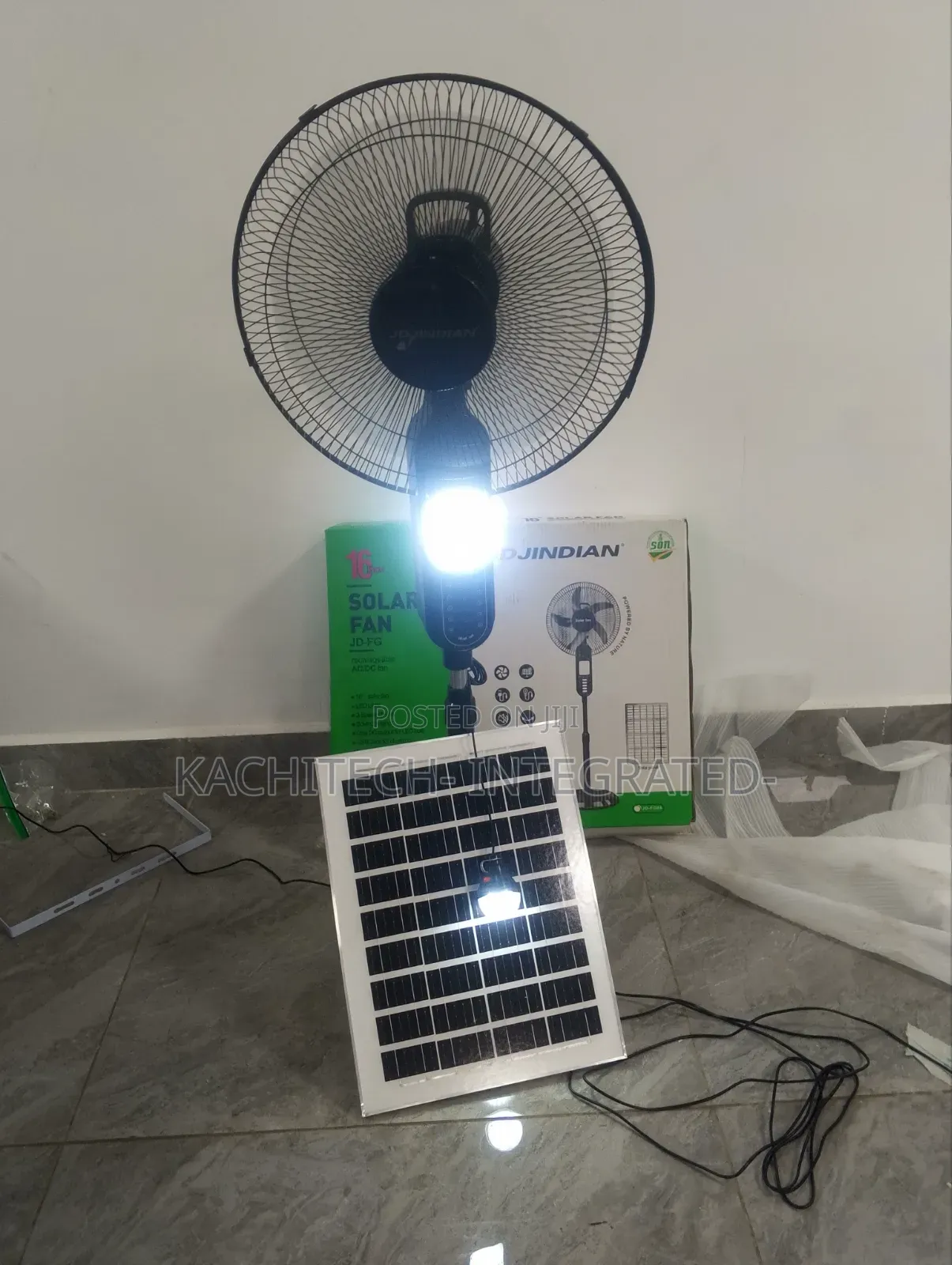 Solar Standing Fan