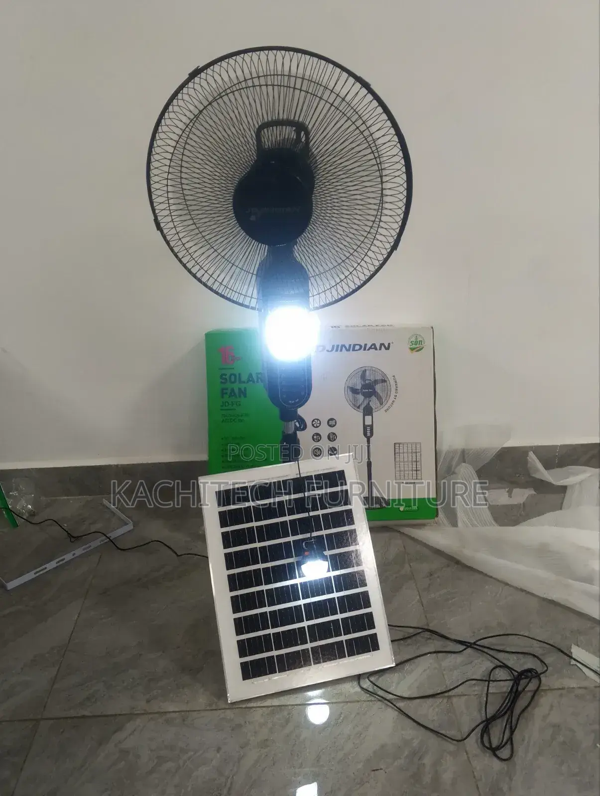 Solar Standing Fan