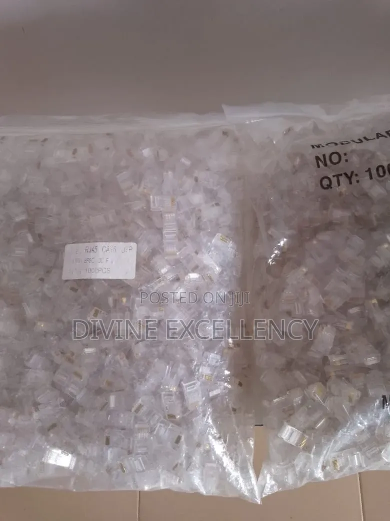 Cat6 Rj45 Connector 1,000 PCS