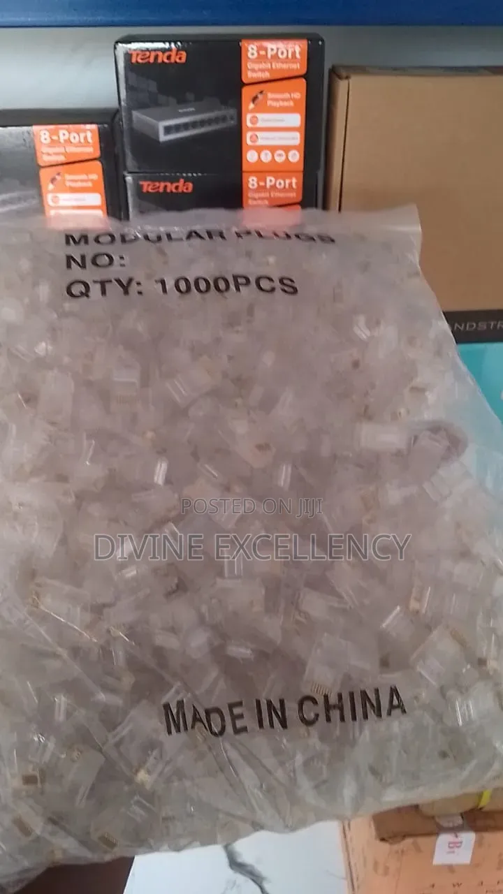 Cat6 Rj45 Connector 1,000 PCS