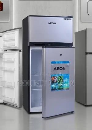 Aeon 85l Double Door Fridge (Art108gj) - Dark Grey