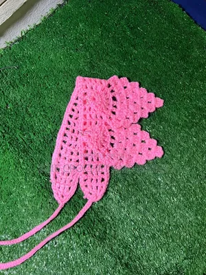 Handmade Crochet Earrings and Hairband