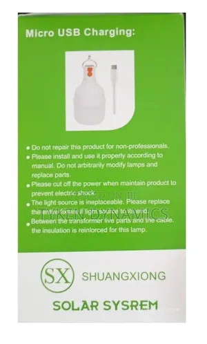 18w Bulb With Solar Panel