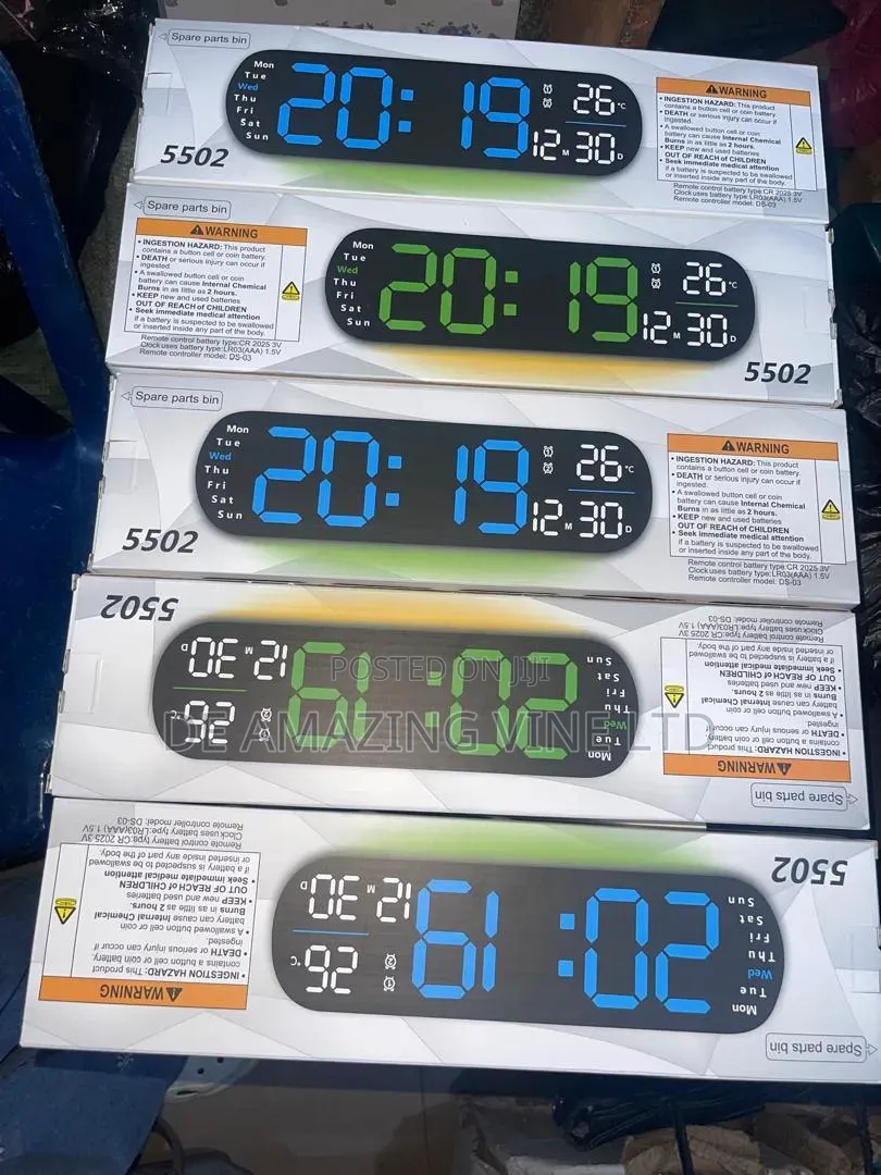 Digital Wall Clock