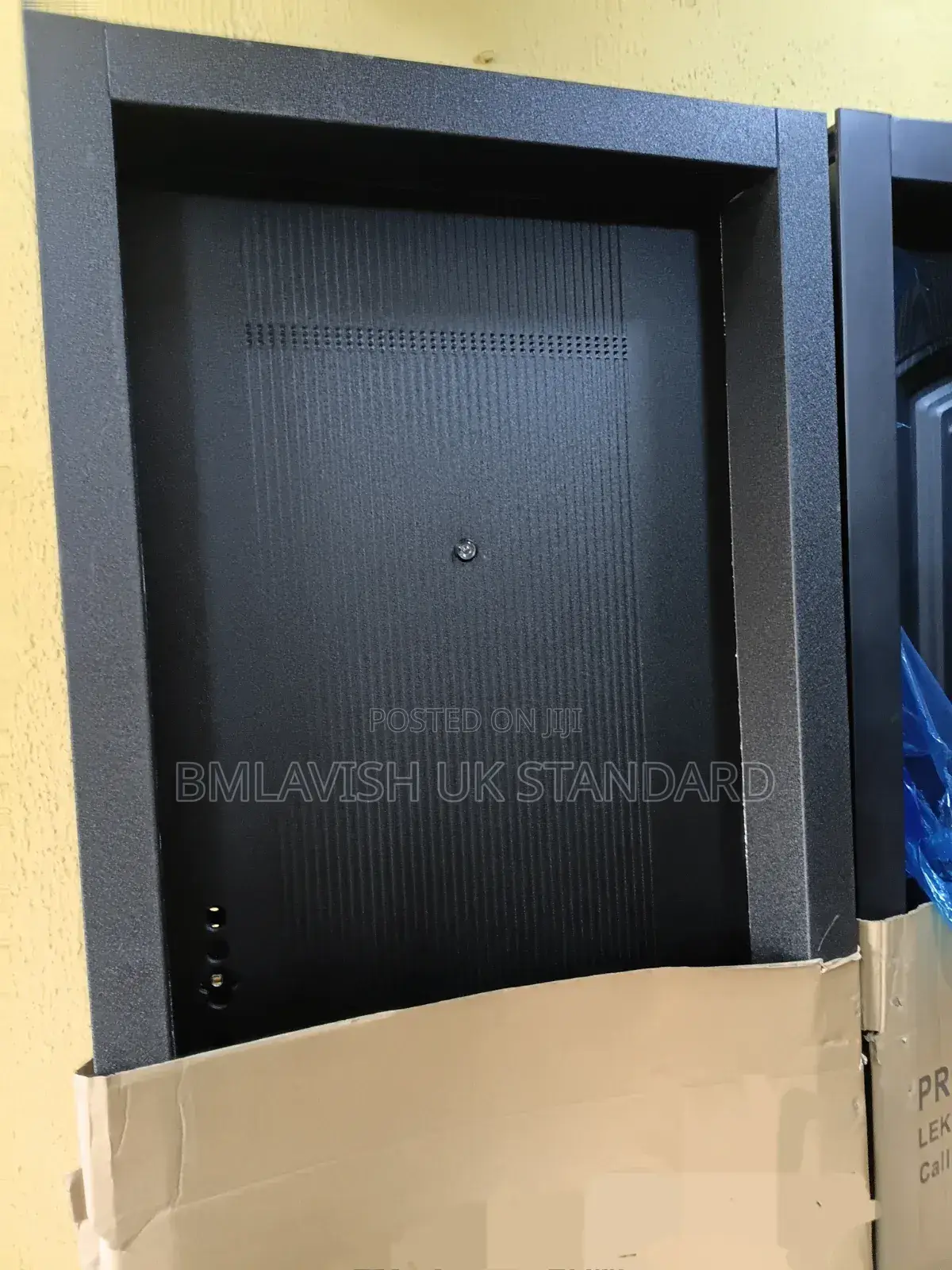 3ftx7ft Black Steel Security Door 9" Frame