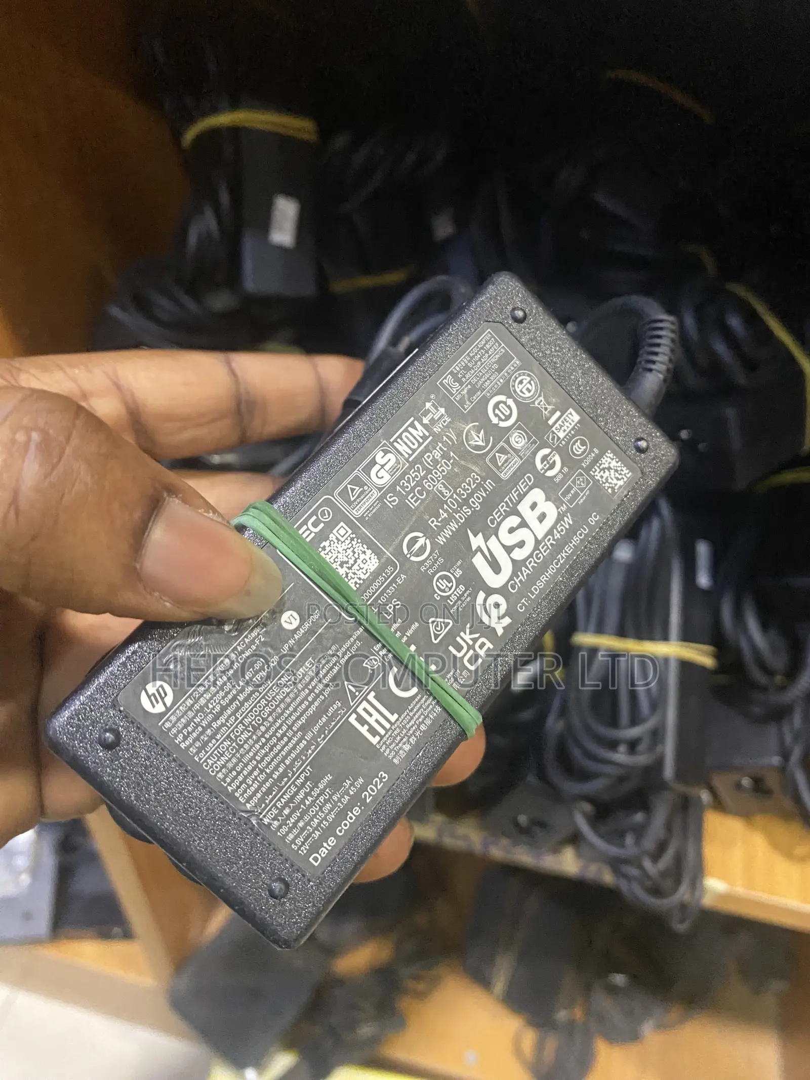 Original Dell, Hp and Lenovo Type C Chargers