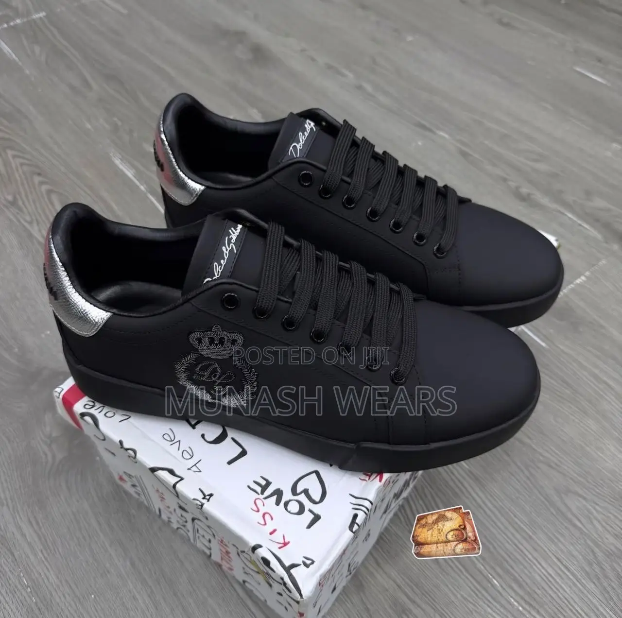 Dolce Gabbana Leather Sneakers 40-46 Available
