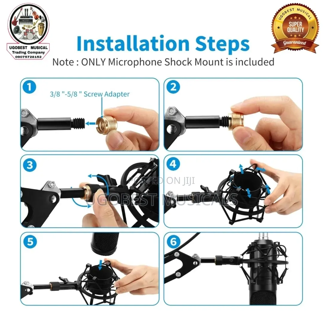 Quality U-Phine Studio Microphone Shock Mount