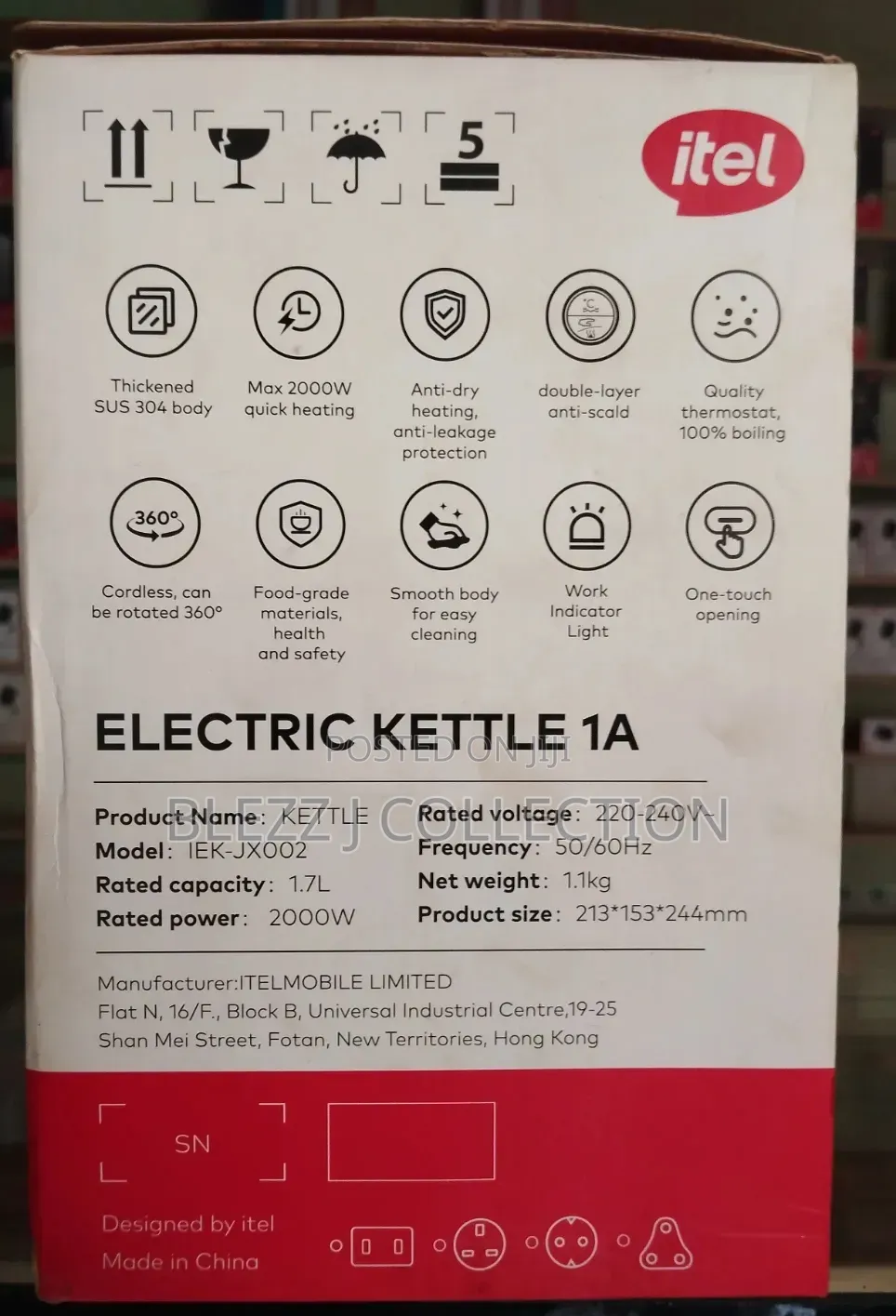 Itel Kettle-1a