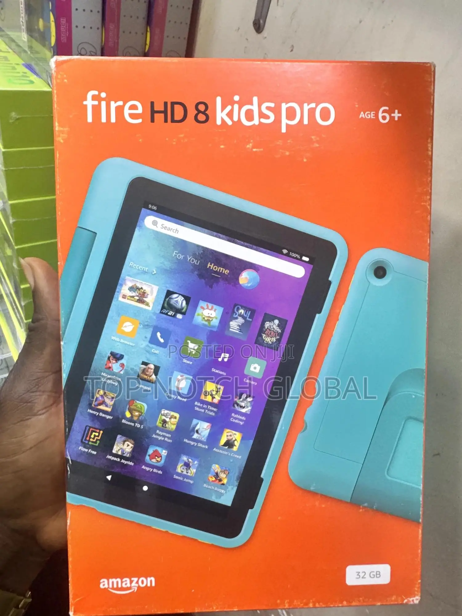 New Amazon Fire HD 8 Kids Pro 32 GB Black