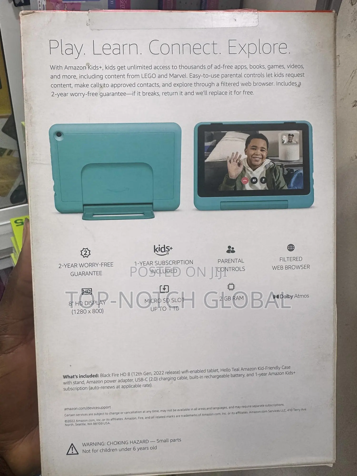 New Amazon Fire HD 8 Kids Pro 32 GB Black