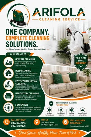 Arifola Professional Cleaning Service Fumigation