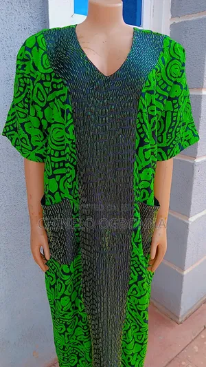Nice Beaded Ankara Gown