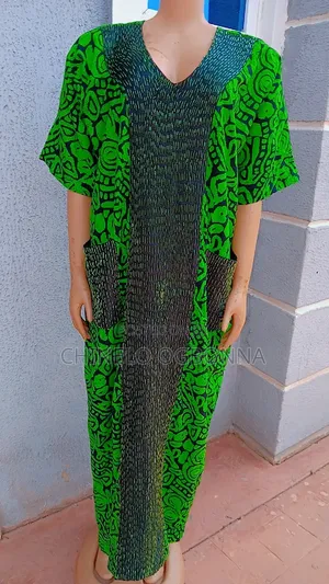 Nice Beaded Ankara Gown