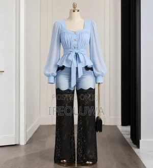 Blouse and Jean Trouser Net