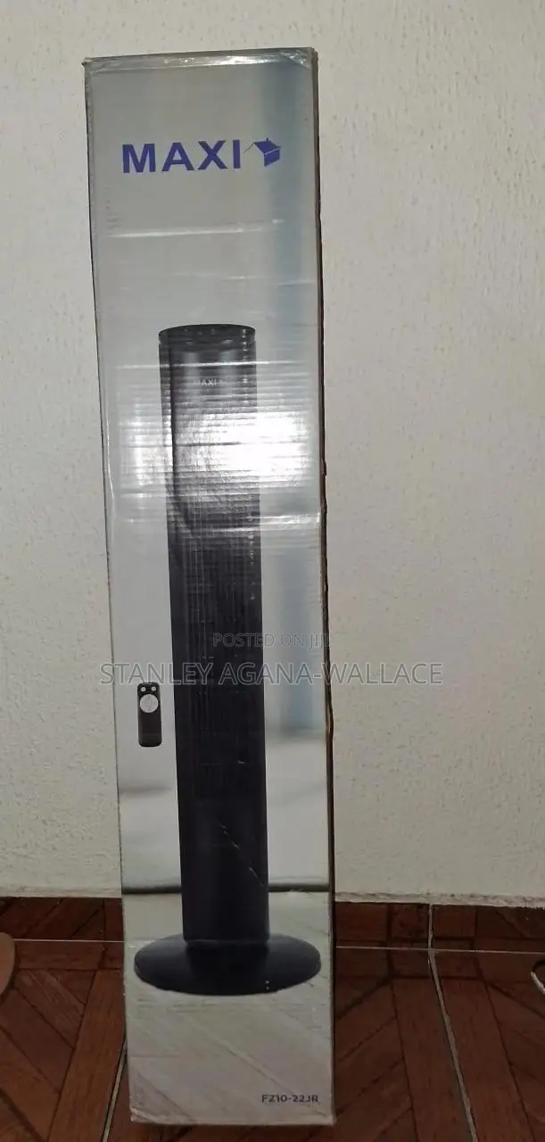 Black 40” Oscillating Tower Fan