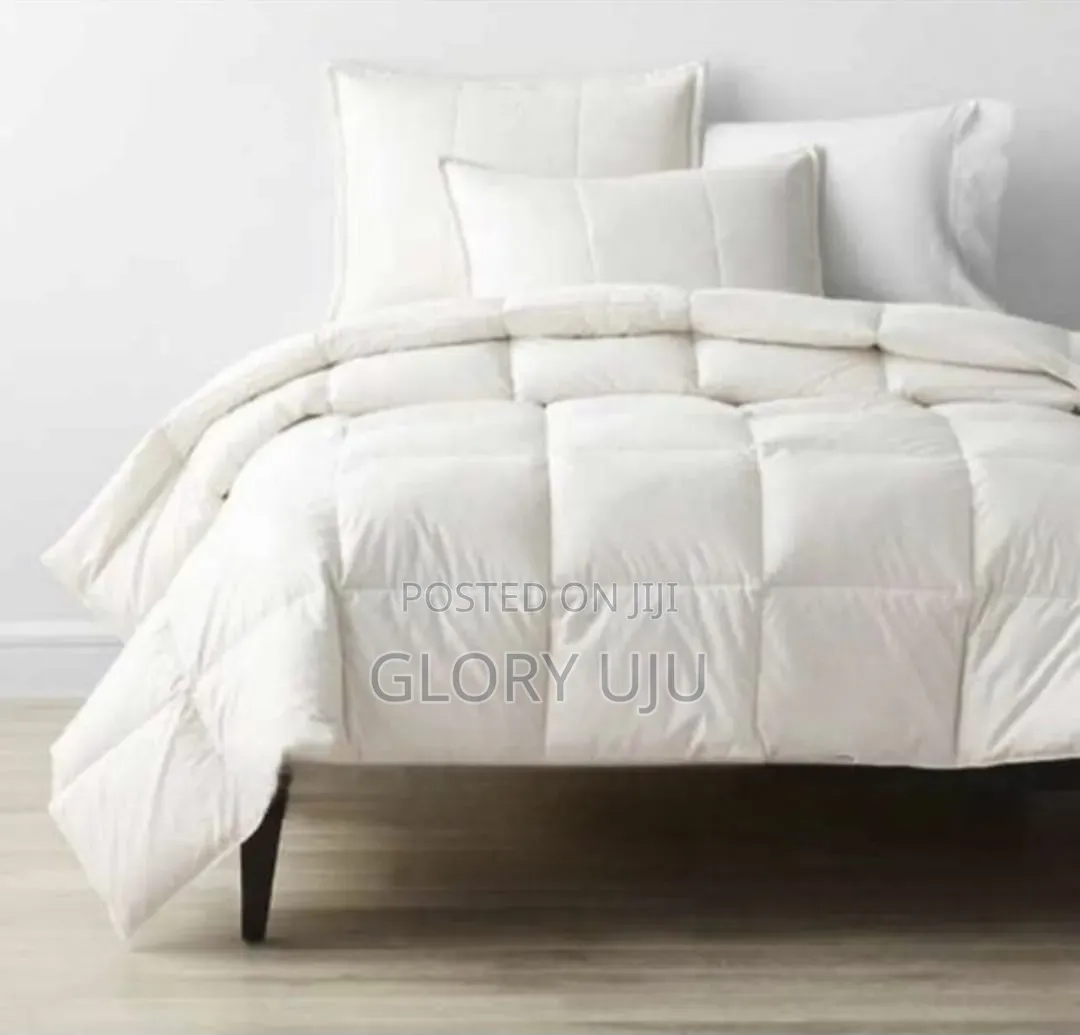 Off White Quality Duvet, Bedsheet and Pillow Cases