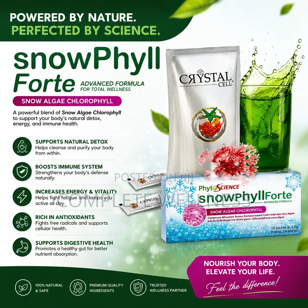 Snowphyllforte Crystal Cell For Total Wellness